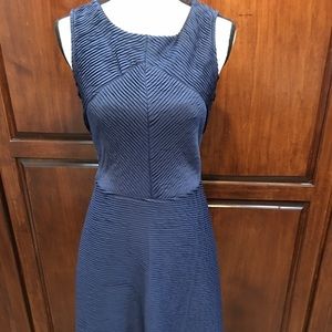 Knee length NAVY A-Line Dress